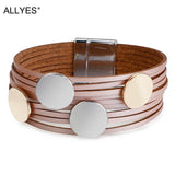 Boho Multilayer Leather Bracelet for Women