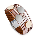 Boho Multilayer Leather Bracelet for Women