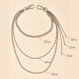 Alloy Multilayer Tassel Star Waist Chain Belt Body Jewelry