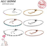 925 Silver Snake Chain Women's Bracelet