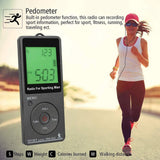 Portable AM FM Radio with Headphones