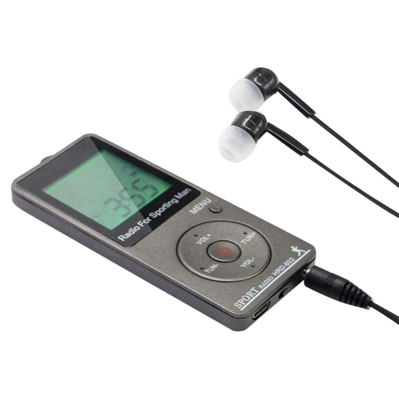 Portable AM FM Radio with Headphones