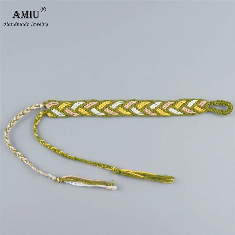 Colorful Friendship Bracelets Woven Cotton Friendship Bracelets