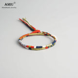 Vintage Woven Cotton Boho Choker Necklace