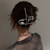 Safety Metal Pin Hair Claws for Women Girls Hair Accessories