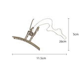 Metal Hair Claws Large Barrettes for Women with Tassel Hairpins
