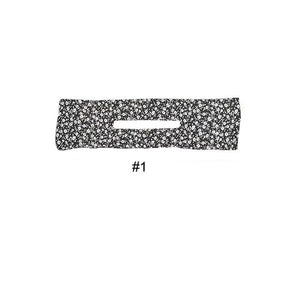 Multicolor Deft Bun Print Headband Hairpin for Women Girl Hair Accessories