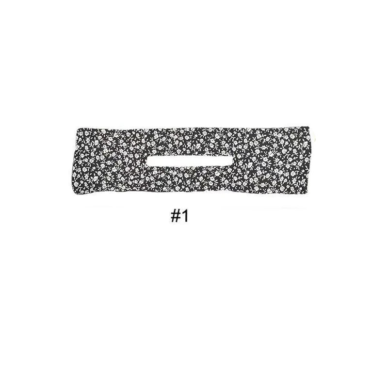 Multicolor Deft Bun Print Headband Hairpin for Women Girl Hair Accessories