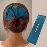 Deft Bun Hair Band Colorful Plant Pattern Hair Bun Maker