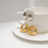 AMORITA POP Metal Hoop Earrings