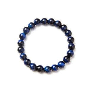 Night Tiger Eye Bracelets Natural Stone Elasticity Rope Jewelry