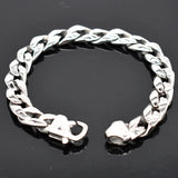 21cm*11mm Stainless Steel Chain Link Bracelet Hot Biker Punk Gift