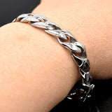 21cm*11mm Stainless Steel Chain Link Bracelet Hot Biker Punk Gift