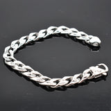 21cm*11mm Stainless Steel Chain Link Bracelet Hot Biker Punk Gift