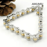 316L Stainless Steel Biker Bicycle Motorcycle Chain Bracelet HZB043