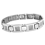 Stainless Steel ID Bracelet Name Bangle for Women