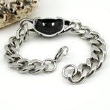 316L Stainless Steel Skull Bracelet Chain For PUNK Biker Jewelry