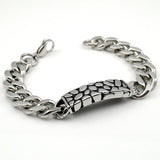 Stainless Steel Pop Punk Style Chain Bracelet Men HB037
