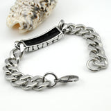 Stainless Steel Pop Punk Style Chain Bracelet Men HB037