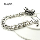Stainless Steel Dragon Bracelet Biker's Jewelry HZB047