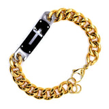 Stainless Steel Couples Bracelet Charm Bangle ID
