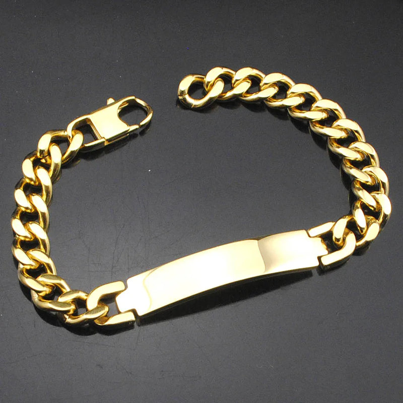 Men's Stainless Steel ID Bracelet HZB003