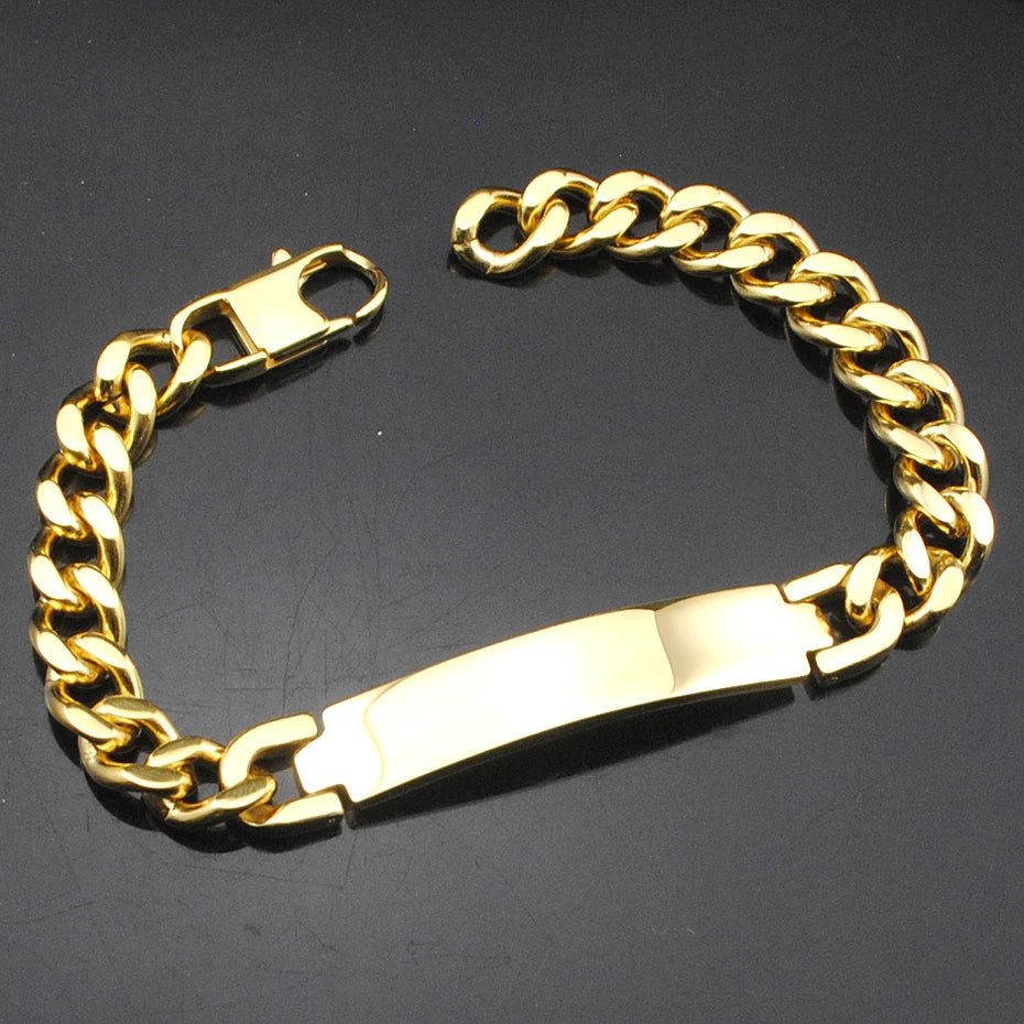 Men's Stainless Steel ID Bracelet HZB003