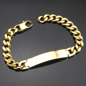 Men's Stainless Steel ID Bracelet HZB003