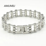 PUNK Biker Stainless Steel Chain Bracelet