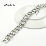PUNK Biker Stainless Steel Chain Bracelet