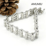PUNK Biker Stainless Steel Chain Bracelet