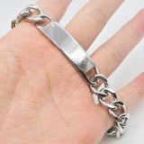 Stainless Steel ID Bracelet Chain Link B087