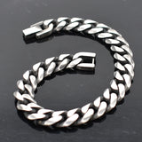Stainless Steel Men Bracelet Cuban Links & Chains Bangle Accessory