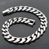 Stainless Steel Men Bracelet Cuban Links & Chains Bangle Accessory