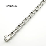 Men's Stainless Steel Biker Chain Bracelet HZB051
