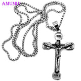 Egyptian Cross Pendant Necklace for Men Women Unisex Punk Chain Gift P033