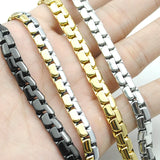 Stainless Steel Snake Chain Bracelet Hand Chain 22.5cm*7mm