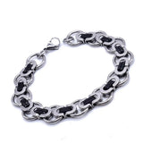 Stainless Steel Chain Bracelets For Men Women Silver