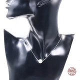 925 Silver Pearl Necklace Women's Fine Jewelry