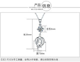 925 Silver Dolphin Pendant Necklace for Women