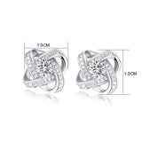 925 Silver Eternal Zircon CZ Earrings