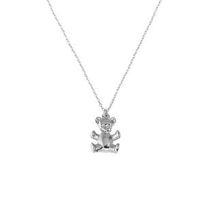925 Silver Bees Pendant Long Chain Necklace Wedding Jewelry