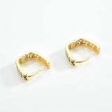 925 Silver Enamel Hoops Ovals Women Circle Crystal Fine Jewelry