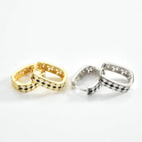 925 Silver Enamel Hoops Ovals Women Circle Crystal Fine Jewelry