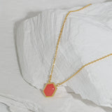 925 Sterling Silver Rhombus Pendant Long Chain Fine Jewelry