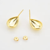 925 Sterling Silver Stud Earring Clips Women Wedding Jewelry