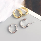 15mm Sterling Silver Hoops Piercing Jewelry