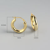 15mm Sterling Silver Hoops Piercing Jewelry