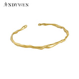 925 Silver Twist Chain Bangle Bracelet for Women