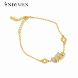 925 Silver Zircon Bracelet for Women - Elegant Jewelry
